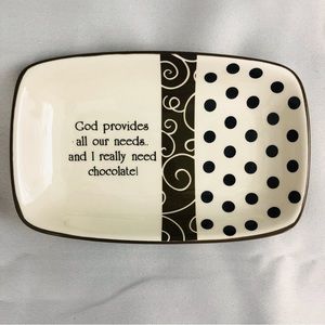 Inspirational candy trinket dish